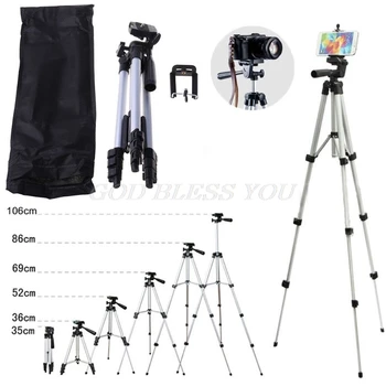

Professional Camera Tripod Stand Holder Mount+Bag For iPhone Samsung Cell Phone for Digital Camera Tripods Drop Shipping