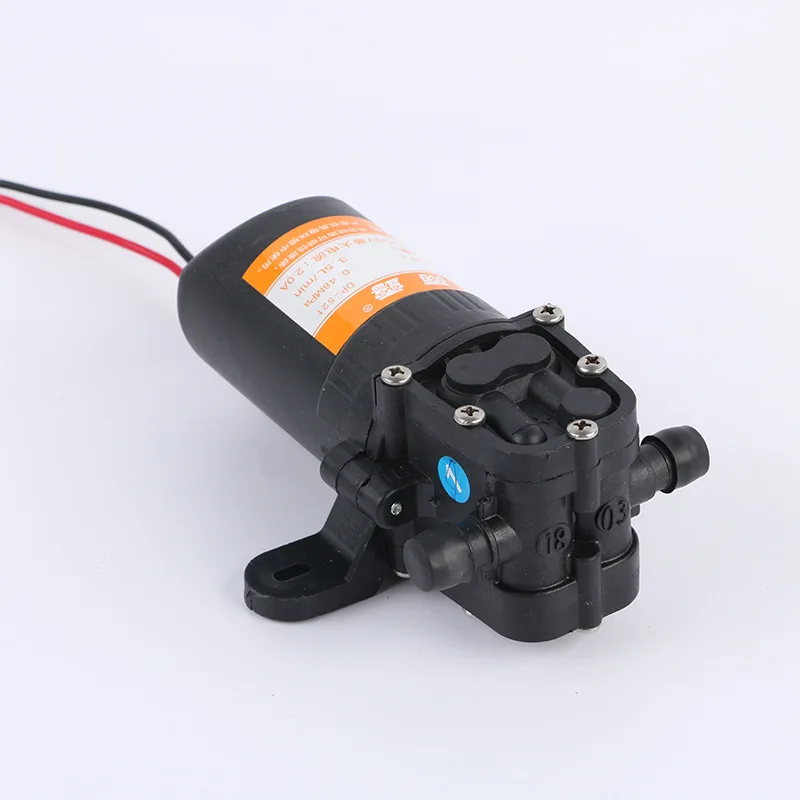 2 base 12V DC 12 V 70PSI 3.5L/min сельскохозяйственный Электрический водяной насос черный микро высокого давления мембранный насос водяного опрыскивателя Автомойка 12 V - Напряжение: 2 base 12V