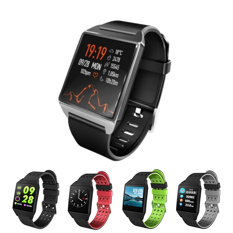 

Heart Rate Monitor Blood Pressure Measure Mutifunction Bracelet Activity Tracker Waterproof Sports Bracelet Bluetooth Smartwatch