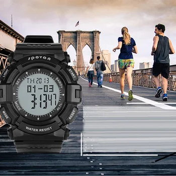 

Sports Smart Watch Outdoor Pedometer Barometer Waterproof Stopwatch Thermometer