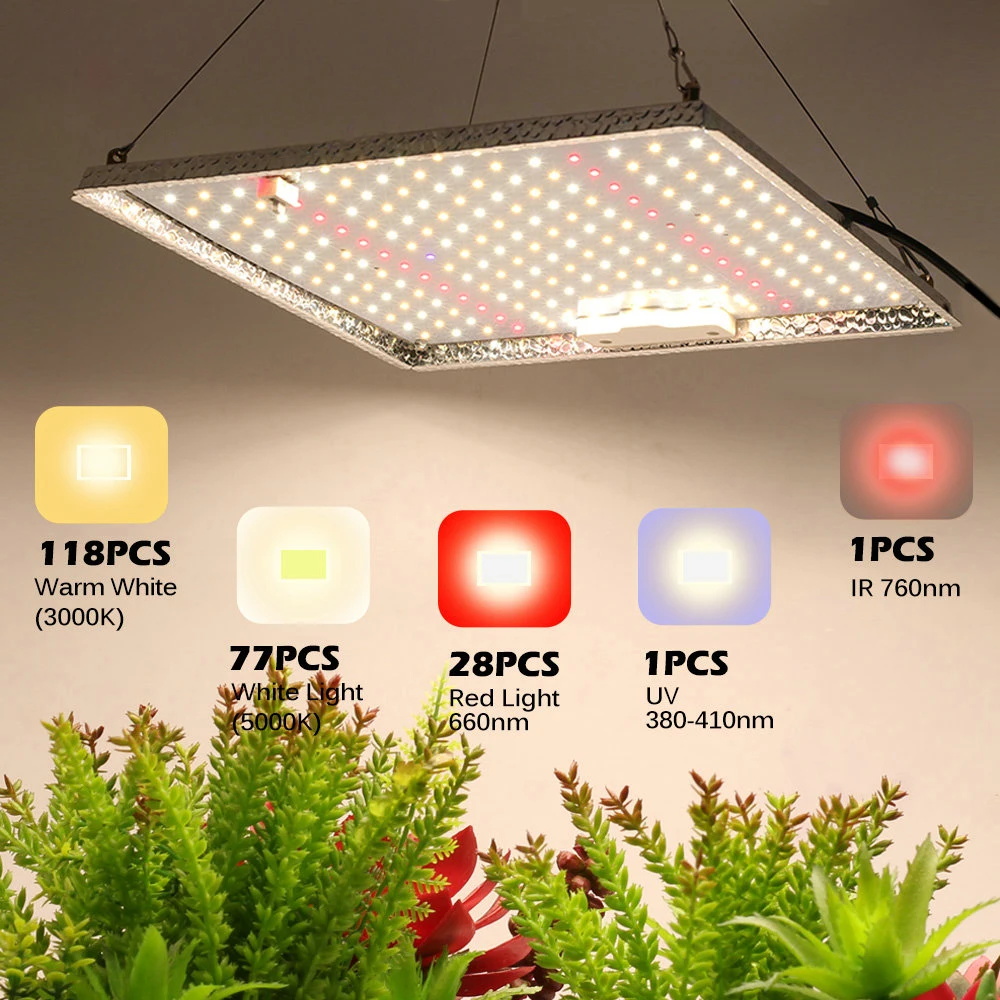 Quantum Board Grow Light Full Spectrum Phyto Lamp Indoor Plants Flower