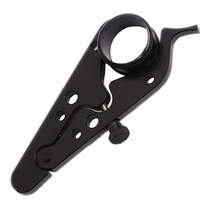 7/8 дюймовый мотоциклетный замок для регулятора газа круиз контроль помочь рукоятка Cramp алюминий с силиконовый ремешок(черный