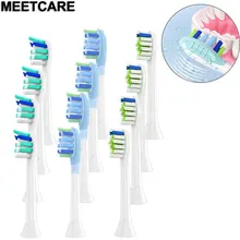 Зубная щетка электрическая зубная щетка головки для Philips Sonicare HX9042/65 HX9073 HX9054 HX9044 HX6064 HX6930