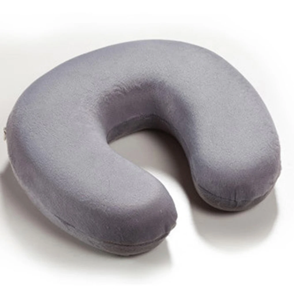 1 шт. Memory Foam подушка с защитой для шеи отдыха головы шеи u-образный мягкая дорожная подушка 28*28*11 см - Цвет: No.5