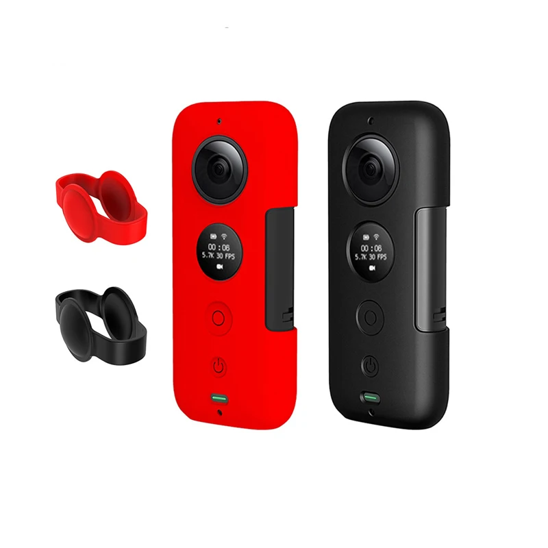 Insta 360 One X силиконовый чехол с защитной крышкой для объектива для Insta360 One X панорамная экшн Спортивная камера аксессуары для Кардана