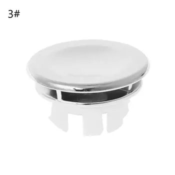 

Bathroom Basin Sink Overflow Ring Six-foot Round Insert Chrome Hole Cover Cap 425D