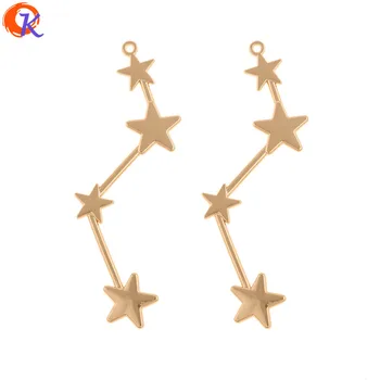 

Cordial Design 100Pcs 27*57MM Jewelry Accessories/Hand Made/Earrings Connectors/Star Shape/DIY Jewelry Making/Earring Findings