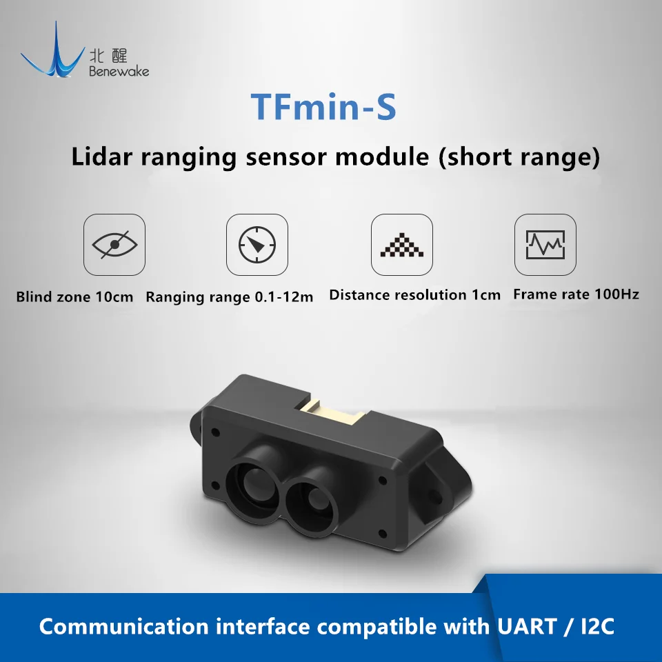 benewake-tof-tfmini-s-lidar-single-point-micro-ranging-module-for-arduino-pixhawk-45-6v-uart-i2c-interface-tfmini-upgraded