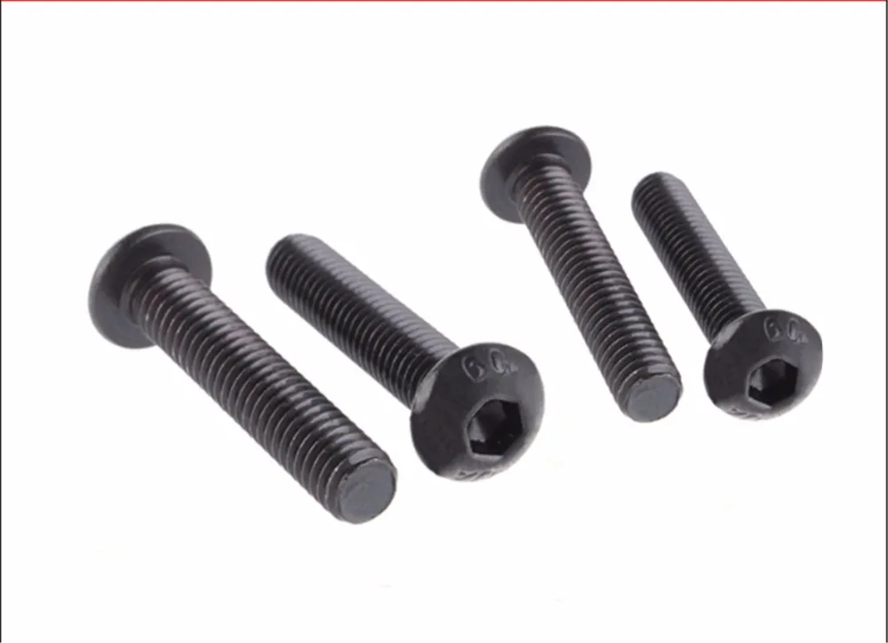 50 шт. CNC DIY M5 низкопрофильные винты M5 * 6/8/10/15/20/25/30/40/45/50/55/65 мм Бесплатная доставка