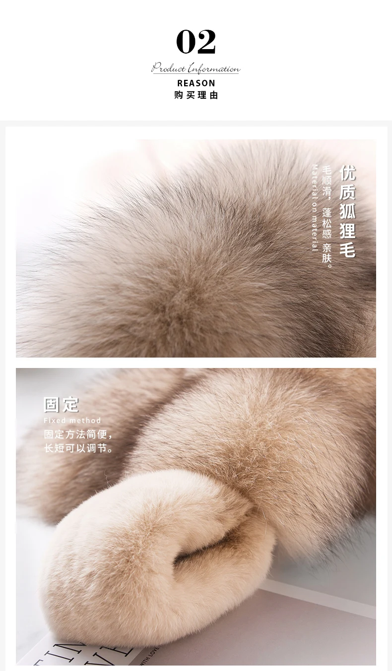 Качественный женский шарф из лисьего меха с длинным узором шейный платок темпераментная шаль из лисьего меха