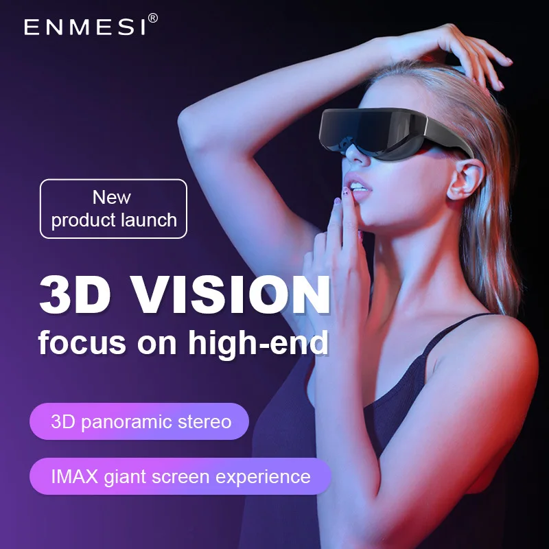 1058 PPI 3200x1600 Resolution 1000 Inch 68° FOV VR Glasses With HDMI PC Virtual Reality | Электроника