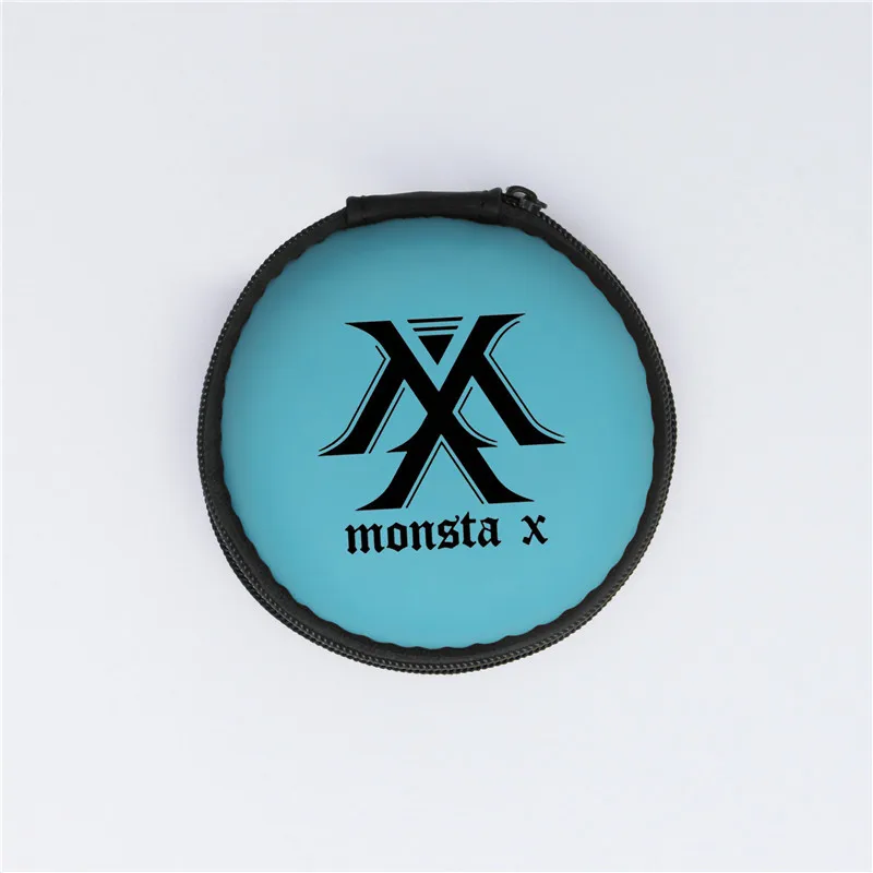 Kpop EXO GOT7 SEVENTEEN TWICE MONSTA X портмоне портативная коробка для хранения гарнитуры держатель для наушников сумки для ключей бумажник коллекция фанатов