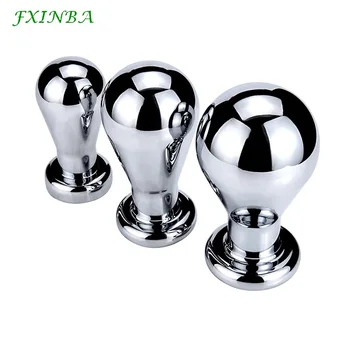 FXINBA Large Bulb Anal Plug Metal Butt Plug Big Set Jewelry Beads Buttplug Adult Sex Anal Toys for Women Men Gay Masturbation 4