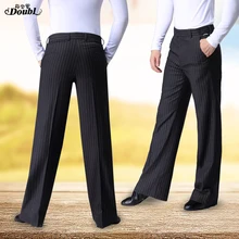Best Price Doubl High Quality New Striped Men's Dance Pants Ballroom Lady's Modern Dance Pants Latin Dance Pocket Waltz Tango Thin Best Price Doubl High Quality New Striped Men's Dance Pants Ballroom Lady's Modern Dance Pants Latin Dance Pocket Waltz Tango Thin