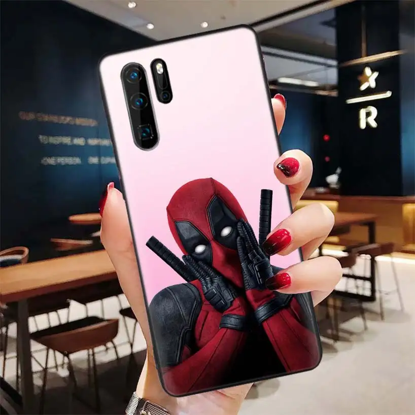 Забавный черный мягкий чехол Deadpool Dead Pool для huawei P30 P20 P10 Lite Pro P Smart Z mate 30 10 20 Lite чехол для телефона - Цвет: BD125-5
