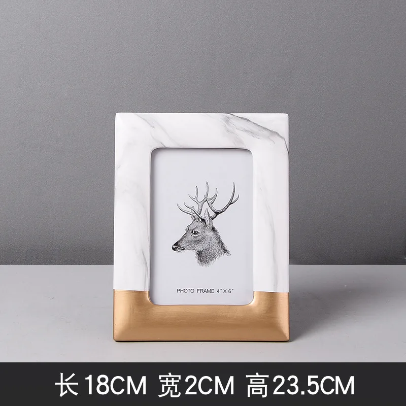 Современная минималистическая Керамическая рамка для фотографии модель комнаты Креативные украшения для дома скандинавские декоративные украшения - Цвет: D