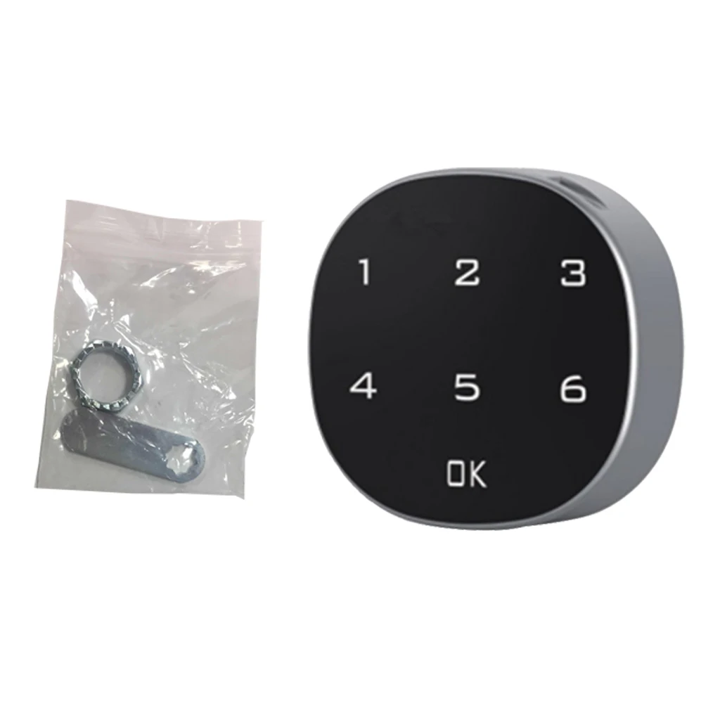 Electric Keyless Keypad Cabinet Touch Pad 6 Digital Codes Door Access Locker Indoor Locking Commercial & Residential Graded
