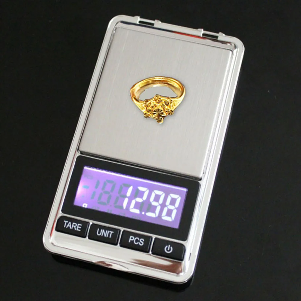 Мини Портативный Ювелирные изделия точная шкала lcd электронные цифровые карманные весы золотистый, серебристый, цвета алмаза Взвешивание грамм раскладушка весы# B