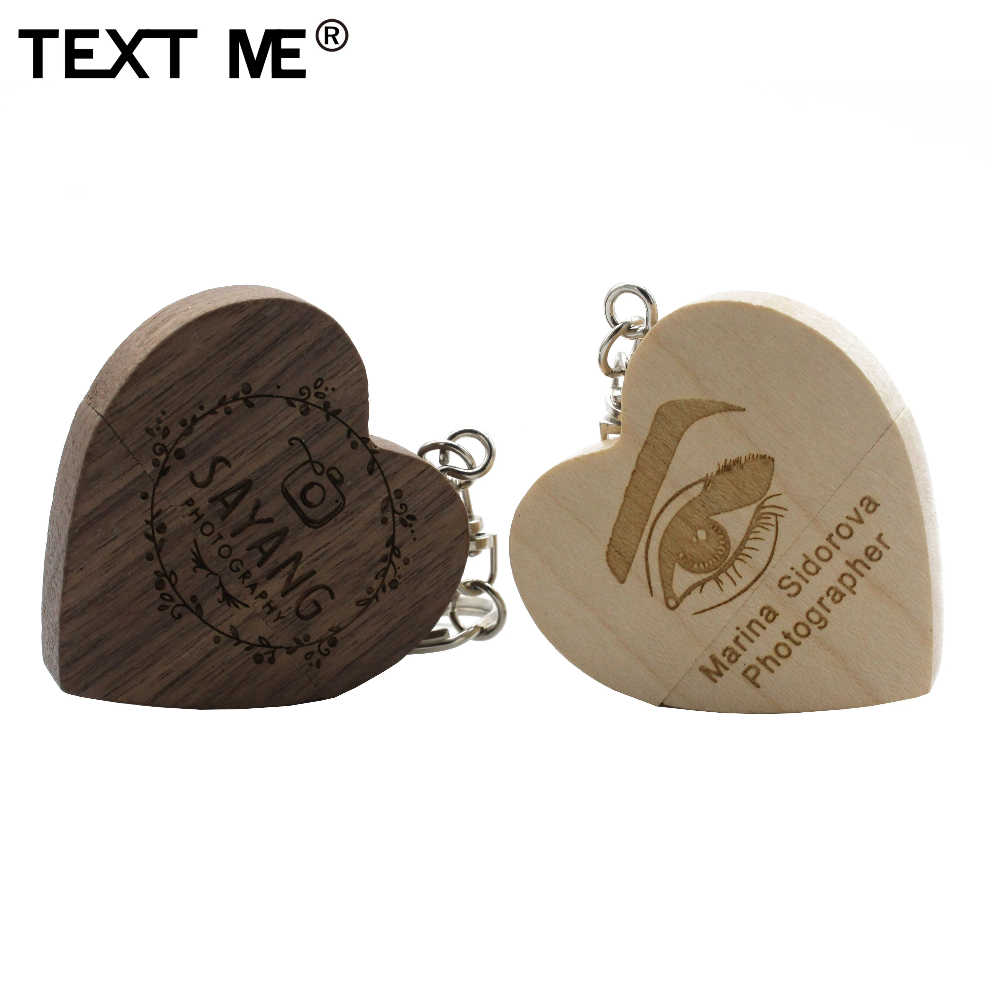 TEXT ME креативный usb флеш-накопитель с сердечком 4 ГБ 8 ГБ 16 ГБ 32 ГБ 64 ГБ usb 2,0 подарок флешка с логотипом