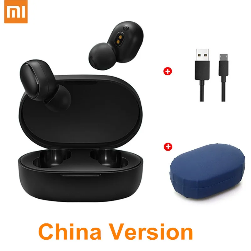 China 8 Xiaomi Redmi Airdots беспроводные наушники Голосовое управление TWS 5,0 Bluetooth наушники оригинальные Xiaomi наушники Контрольный динамик - Цвет: China 8