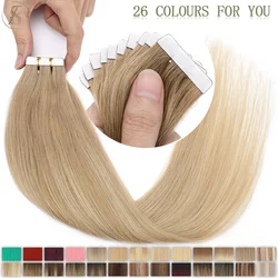 Tess Tape In Hair Extension 2.5g/pc Natural Hair Extensions Human Hair Adhesive Skin Weft Double Sides Seamless Invisible Blonde