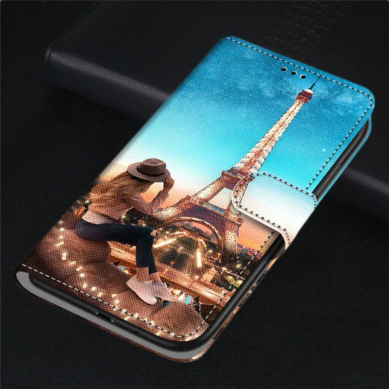 Leather Case on for Coque Huawei Y5 Lite 2018 DRA-LX5 DRA LX2 L21 Magnet Flip Wallet Cover huawei Y6 Y7 2018 2019 Y5 2019 Case cell phone lanyard pouch