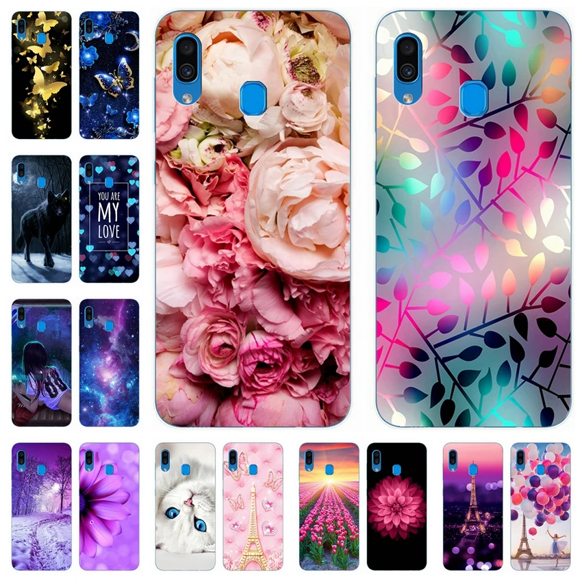 Для Samsung Galaxy M20 M30 A30 A50 Мягкий силиконовый чехол Fundas Coque для M 20 30 A 50 задняя крышка