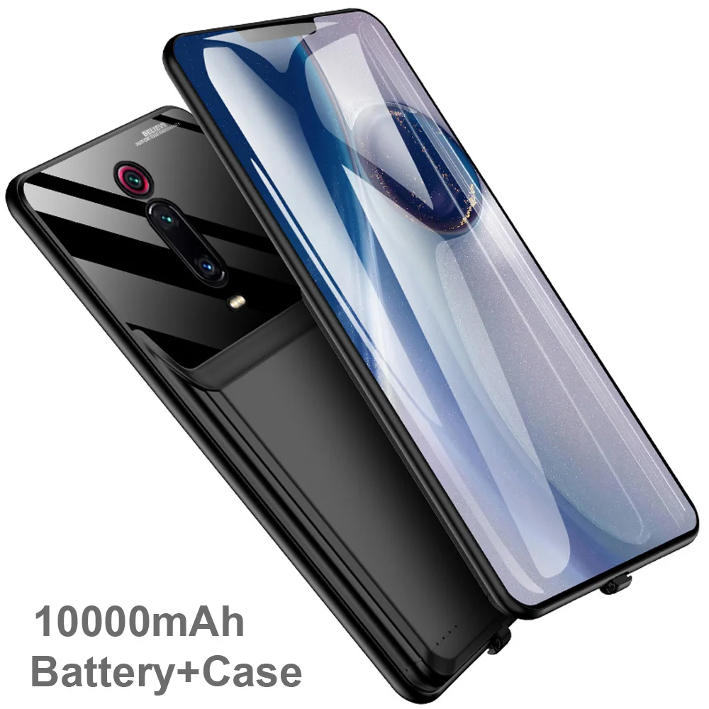 

Luxury Battery Case For Xiaomi Mi 9T Pro charger case Shockproof Redmi K20 pro cover 10000mAh Charging Phone Case TPU bumper