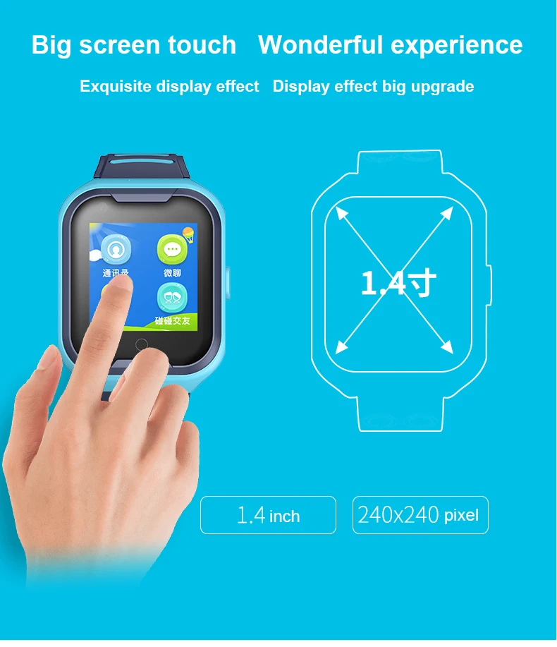 4G Смарт часы Дети Водонепроницаемый IPX7 Smartwatch малыш Wifi gps видео вызов монитор трекер часы студентов наручные часы Дети