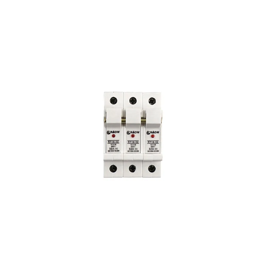 RT18 32X 1 32A 3 pole 10x38mm DIN Rail Mount держатель предохранителя основа New C90A Fuse Base|Перемычки| |