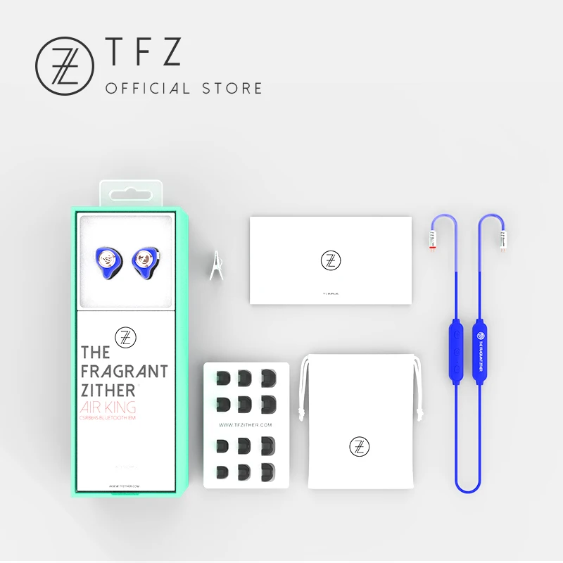 TFZ Air King Bluetooth наушники в ухо HD Динамический драйвер HIFI монитор с 2pin 0,78 мм съемный кабель