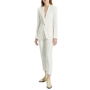 

Jacket+pants women's casual professional wear high-quality women suit 2PCS blazer trousers custom made брючный костюм женский