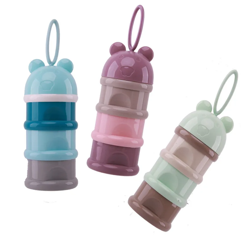 

3layers Baby Food Storage Box Milk Boxes Toddle Kids Outdoor Food Travel Box For Baby Feeding