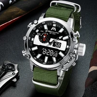 MEGALITH Mens Digtal Watch Dropshipping Sport Military Analog Quartz Multifunction Dual Display Watch with Alarm Stopwatch 8229 1