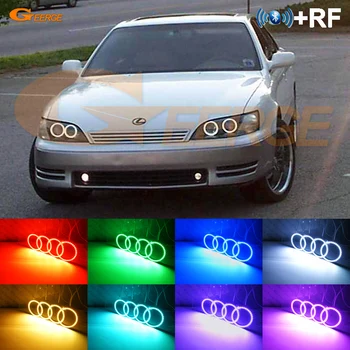 

For Lexus ES300 Toyota Windom 1992-1996 Excellent Angel Eyes kit Multi-Color Ultrabright RGB LED Angel Eyes Halo Rings