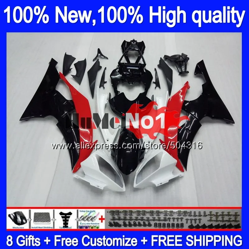 YZF-R6 для YAMAHA YZF R6 YZF-600 YZF 600 R 6 43MC. 31 YZF600 YZFR6 2008 2013 08 13, 14, 15, 16, цвет: белый, черный, обтекатели