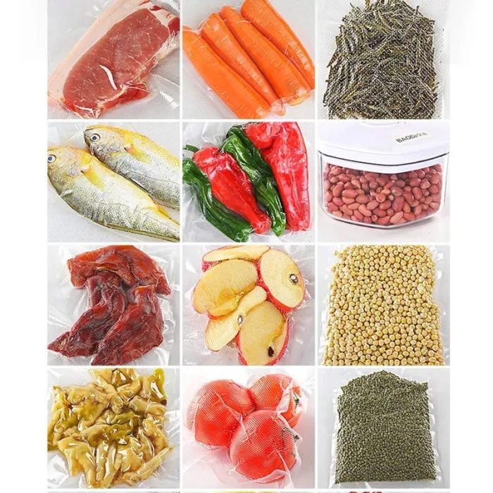 Vacuum Sealer Machine Automatic Food Sealer Machine with 15 Sealing Bags for Food Preservation FP8