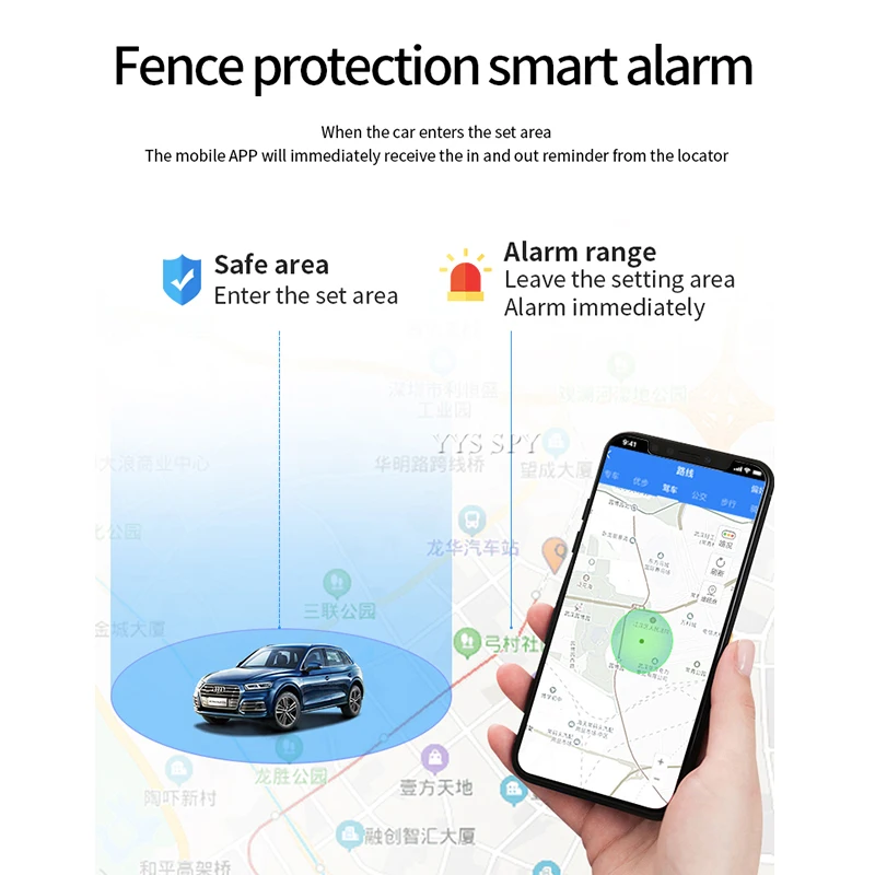 Posicionamento de Lbs Gravador de Voz Gps com Localizador de Carro Alarme de Cerca com 2g Rastreador Mini Aplicativo Remoto Gf22 Sim - Image 5