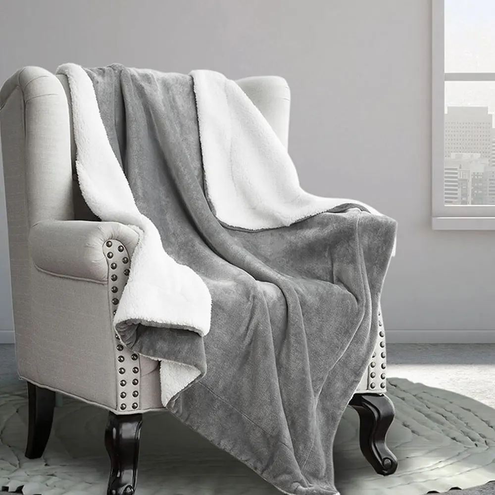 Winter Blanket Fleece Super Warm Soft Blankets Throw On Sofa Bed Cover Square