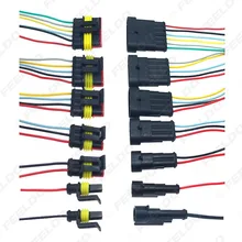 1Pin/2/3/4/5/6-отверстие с линии автомобиля водонепроницаемый коннектор-адаптер Ладан вставляемый Штепсель-в Hid-разъем для подключения к розетке