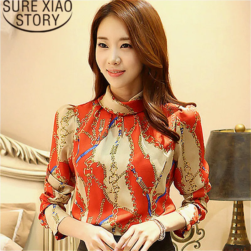 Новые женские топы и блузки Blusas Mujer De Moda шифоновая блузка официальная одежда с