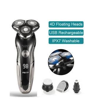 

Rechargeable Beard Trimmer Razor For Men Electric Shaver Travel Portable Washable Men Face Shaving Machine Shaver Trimmer