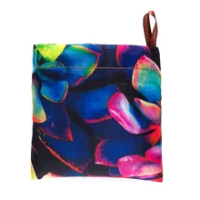 Оксфордская Складная переработанная хозяйственная сумка эко многоразовая сумка для покупок с короткими ручками Сумка мультяшная Цветочная фруктовая овощная продуктовая сумка с карманом