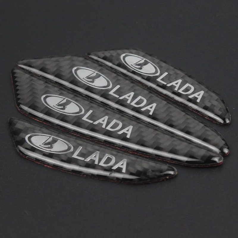 

4pcs/set Car Door Scuff Sticker WRC Bumper Strip for LADA Priora Sedan Sport Kalina Granta Vesta X-Ray XRay Car Styling