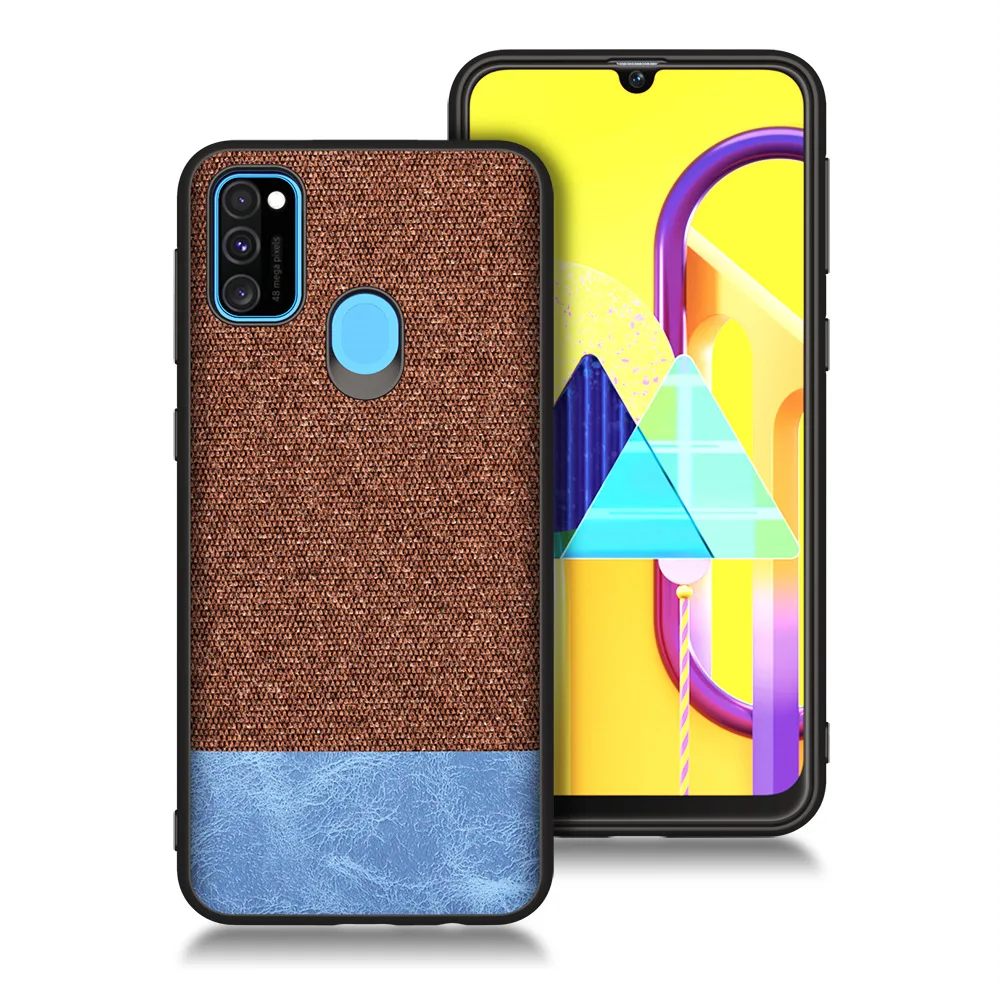 Для Galaxy M30s чехол, роскошный тканевый тонкий противоударный чехол с защитой от царапин для samsung Galaxy M30s A70s A20s Cqoue