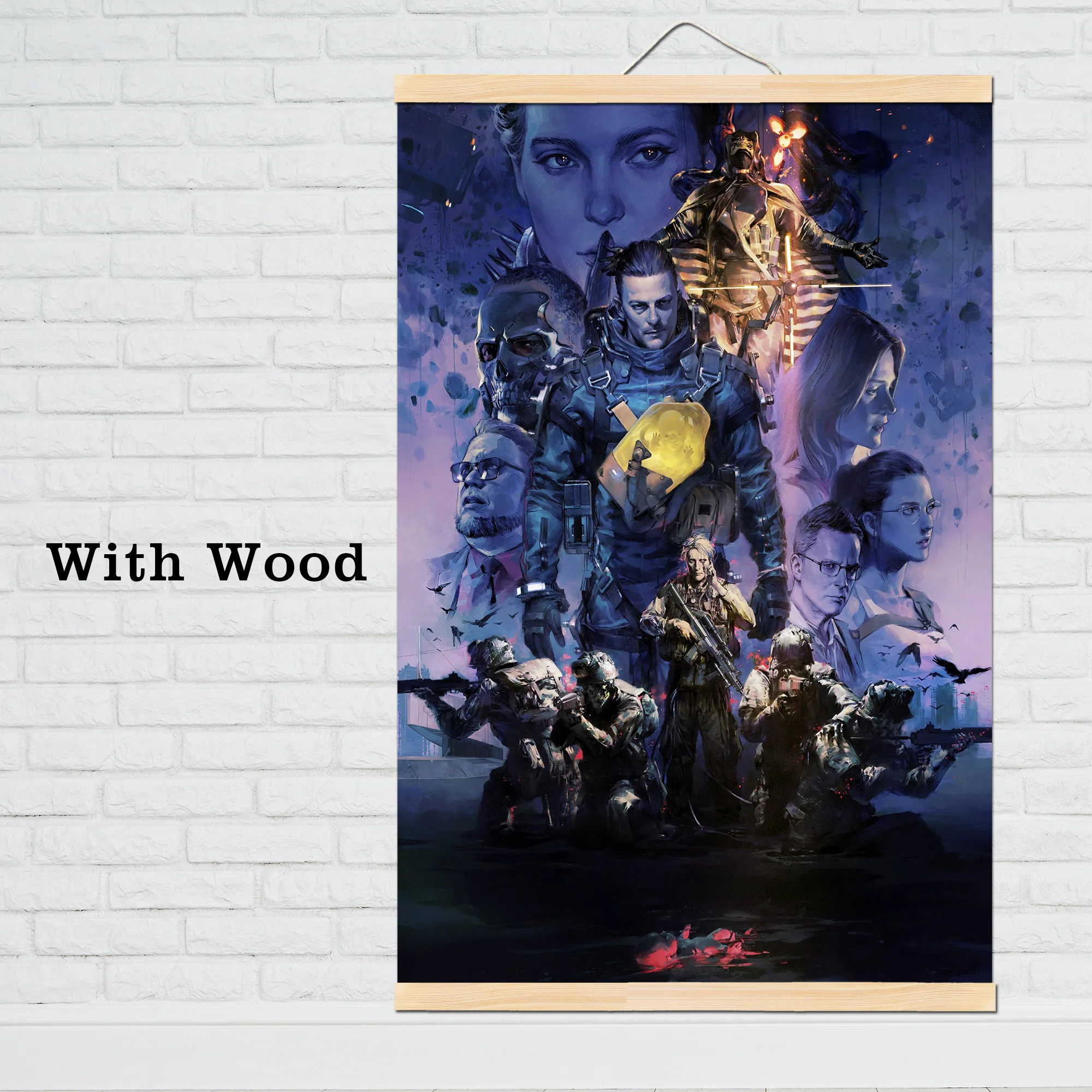 Unframed the Poster Decoration Painting of Death Stranding on HD Canvas Painting Art Wall Pictures for Living Room Game Poster image 3
