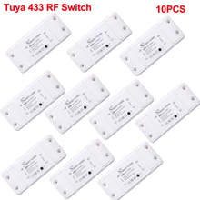 Tuya DIY Smart Wifi Switch Smart Home Wireless Remote Control ON/OFF Timer 433 RF Switch Via Smart Life APP Works with Alexa