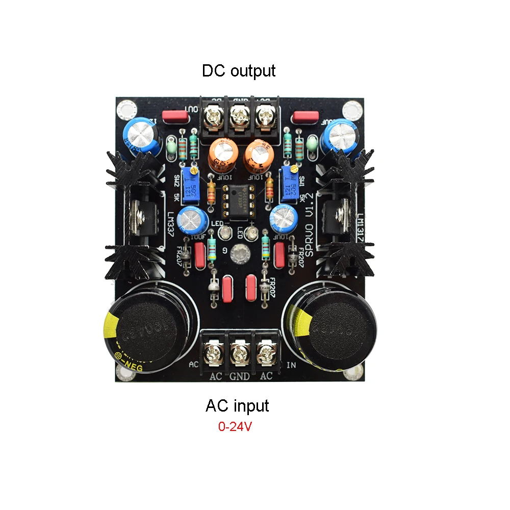 Lusya LM317 LM337 Servo выпрямительный фильтр блок питания переменного тока в постоянный фильтр источник питания G12-012