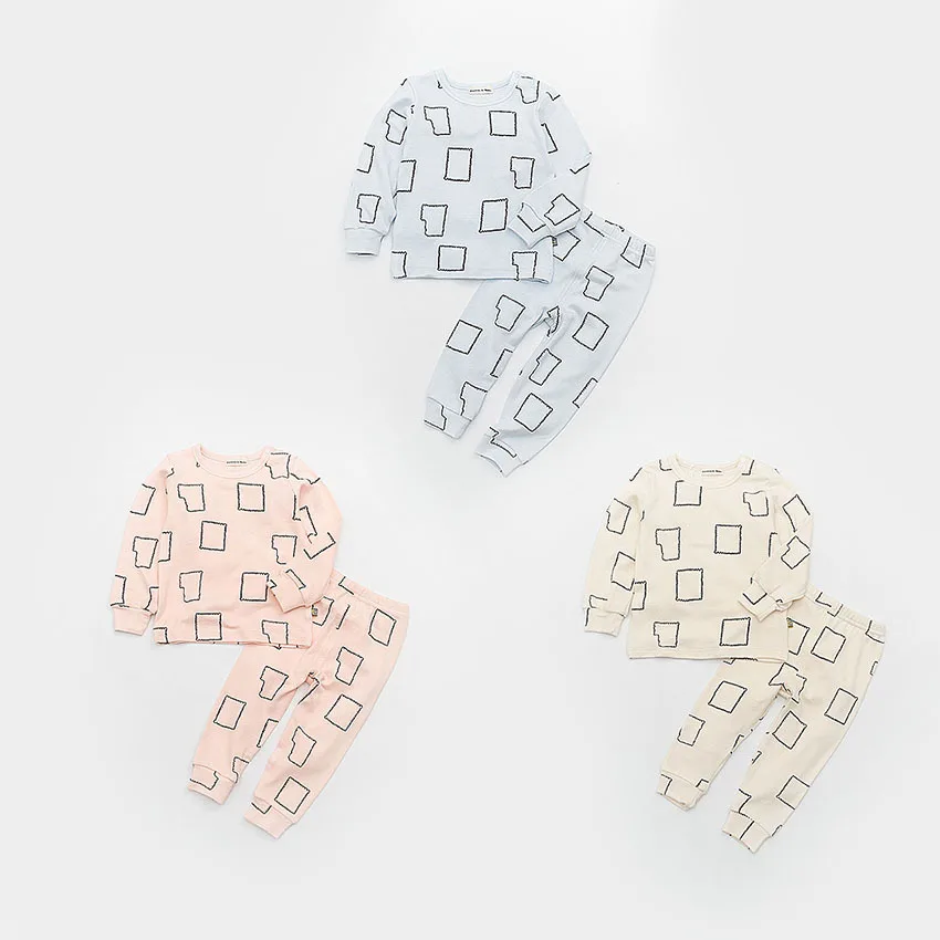 Коллекция 2017 года весенне осенние комплекты одежды с длинными рукавами для