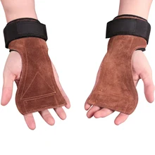 Воловья кожа рукоятки гимнастические перчатки ручки противоскользящие для спортзала перчатки для занятий фитнесом вес подъемная рукоятка тренажерный зал тренировка Тяжелая атлетика